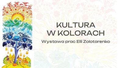 Grafika promująca wystawę "Kultura w kolorach"